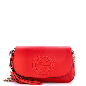 Gucci Soho Chain Crossbody Bag Leather #253199G11B